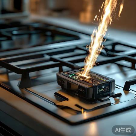 集成灶点火器瞬间点燃燃气