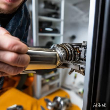 智能锁响声大，换弹簧或找专业安