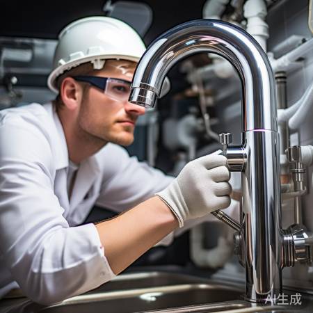 安装水管，检查无漏