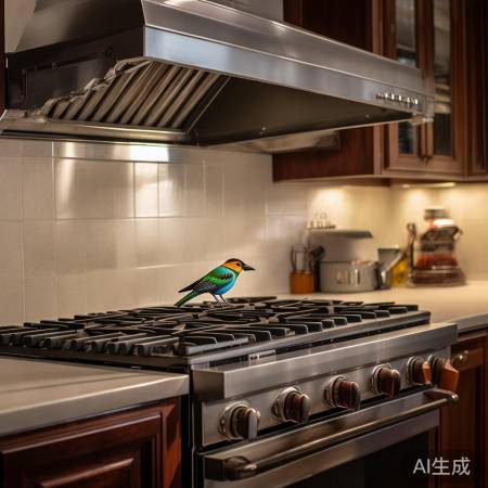 抽油烟机惊现鸟鸣声