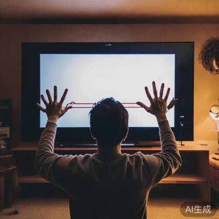 电视尺寸试手指