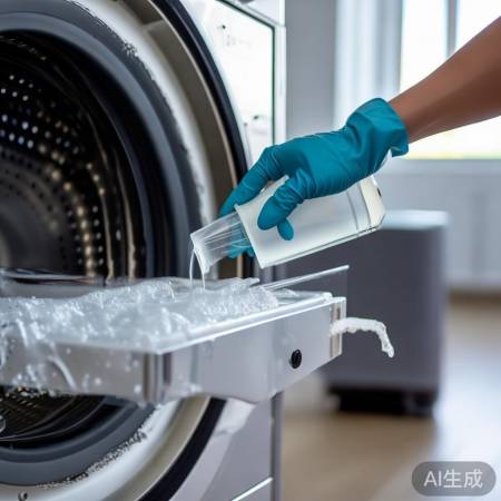 定期清洁洗衣机,除垢杀菌