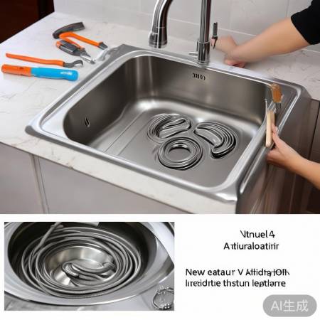 老款洗衣机易积气,换防缠绕下水