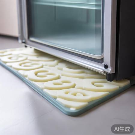 冰箱底部加防震垫