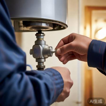 检查壁挂炉水阀开关