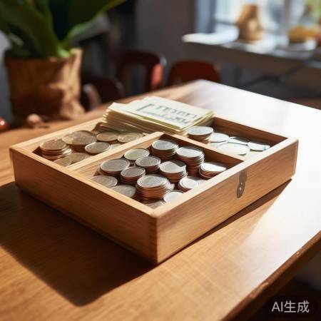 硬币纸币分类盒