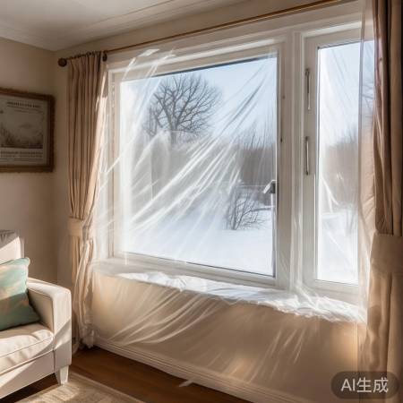 “严封窗户，温暖过冬”