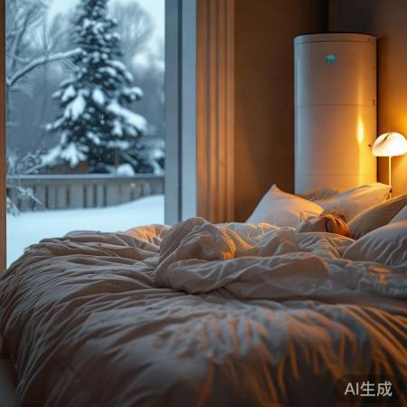 “静音空调,冬日温馨伴”