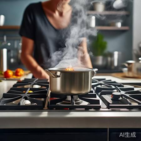 燃气灶非烤箱，烤锅忌火大