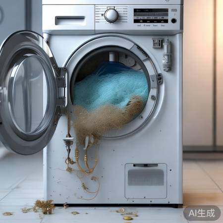 洗衣机脱水不排水,原因有三。