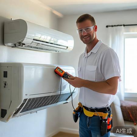 空调维修后检查正常