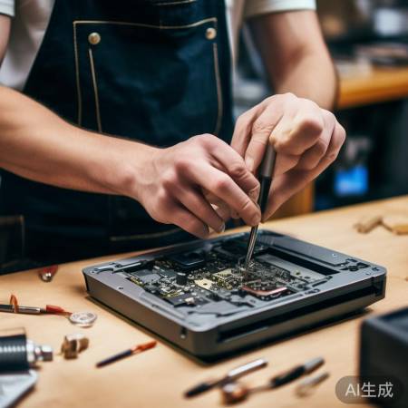 螺丝拧下,轻拆后盖