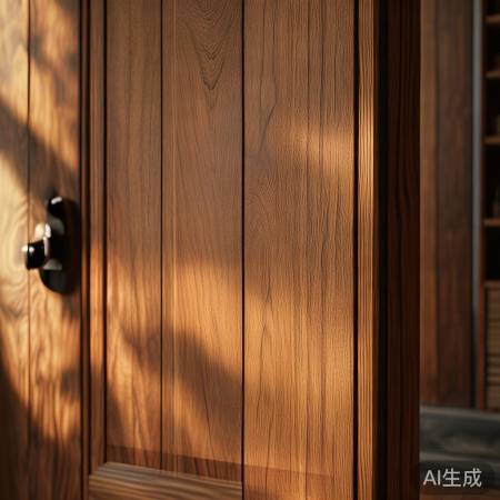 木纹门美温馨,隔音保温佳