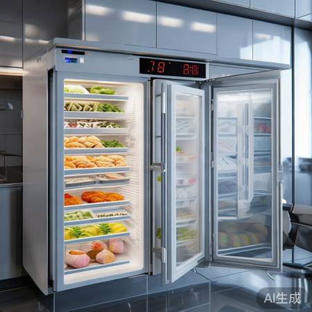 急冻区温度18，食物速冻防菌，