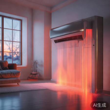 “中央空调制热,温暖无风体验”