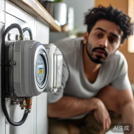 检查燃气表,压力低报修