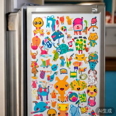 冰箱门变惊喜装饰