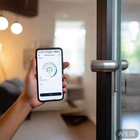 指纹锁连数据卡，轻松联网更智能