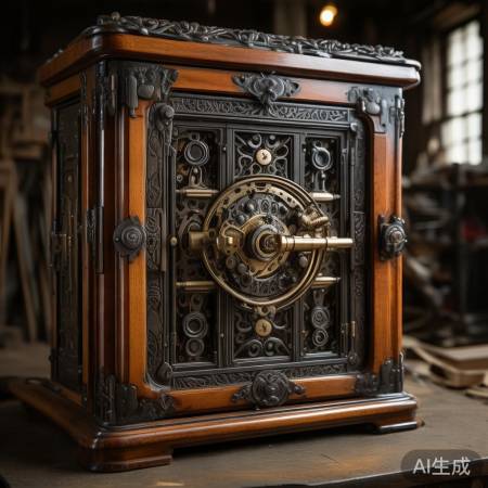 19世纪保险柜手工珍贵,价格高