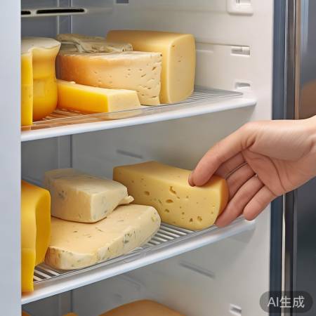 奶酪忌低温，冰箱下层最佳。