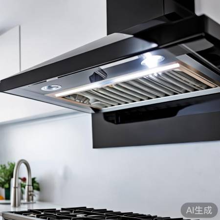 抽油烟机安装要点:上方进风口距