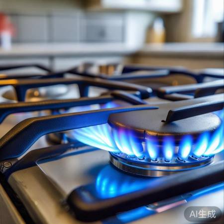 燃气灶安装完毕,点火检查