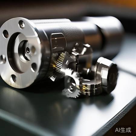 CNC锁芯精密零件排列