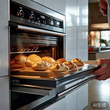 烤箱自动控温,需观察调整