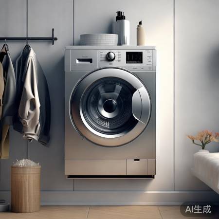 挂壁洗衣机小巧实用，惊艳设计