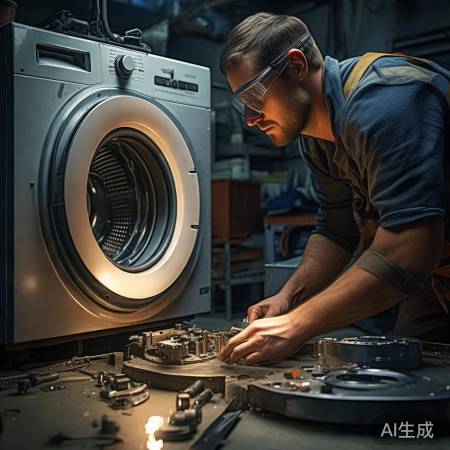 更换美帝洗衣机减速器教程