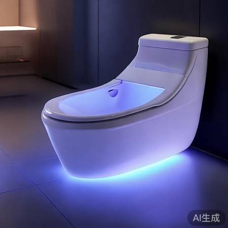 “简约智能马桶，温馨舒适”