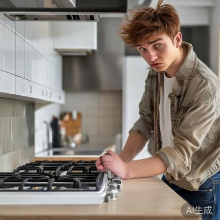 燃气灶开关检查