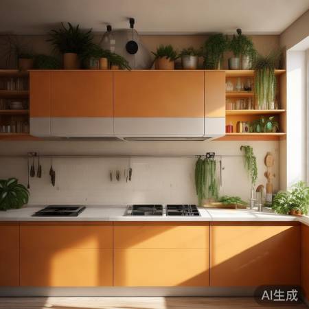 厨房和谐搭配，点缀生活情趣