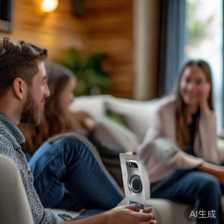 “新指纹锁反锁自动弹，家居安全