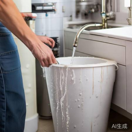 清洗热水器，恢复水量