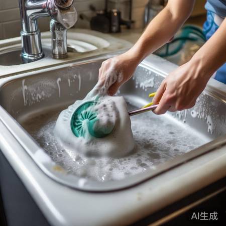 洗衣机胶条发臭,需杀菌清洁