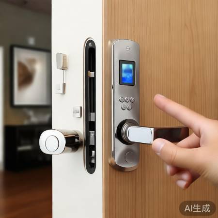 指纹密码解锁界面