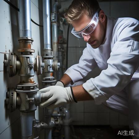 换阀检查燃气管道，安全第一