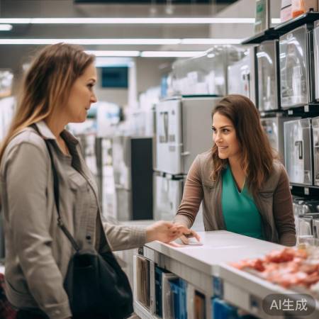 找商家修冰箱,态度客气坚决